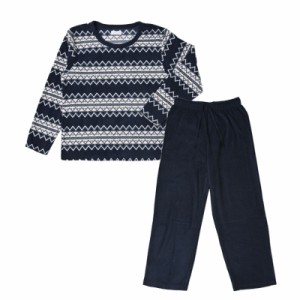 ファッション レディース フリース上下セット L〜LLサイズ/FAIR ISLE NAVY （hw8355-3） アパレル ウィンター