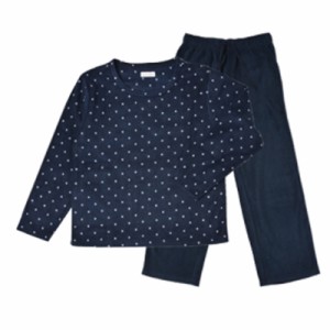 ファッション レディース フリース上下セット M〜Lサイズ/DOT NAVY （hw8355-6） アパレル ウィンター