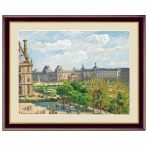 世界の名画 カミーユ・ピサロ カルーゼル広場、パリ F6 [g4-bm195-F6] インテリア
