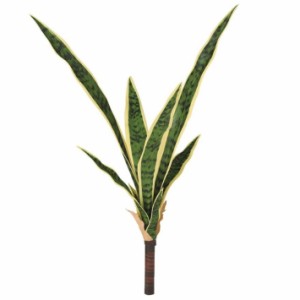 人工観葉植物 サンスベリア ブッシュ 長さ60cm （P138-91895) （代引き不可） インテリアグリーン フェイクグリーン