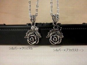 ペアネックレス ペンダント ペアアクセサリー アクセサリー ファッション ユニセックス ローズ 薔薇 ネックレス 葉モチーフ バチカン