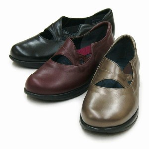 コンフォートシューズ レディースシューズ レディースファッション 靴 機能性有 5E 日本製 軽量 ソフト本革 足にストレスなく履ける
