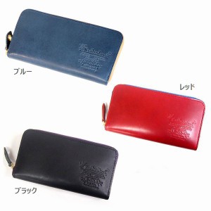 二つ折り財布 財布 ファッション小物 メンズファッション 栃木レザー ラウンド ロングウォレット 日本製 made in japan レザー ロゴ刻印