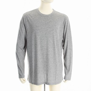長袖 Tシャツ カットソー トップス メンズファッション 無地 丸首 杢カラー RELKNIT 春 マストアイテム