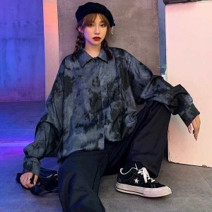韓国 ストリート レディース ストリート系 ダンス衣装 ダンス ヒップホップ 衣装 ペイント 個性派
