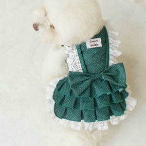 ドッグウェア 犬服 ワンピース 春夏 ドレス 可愛い 夏服 ペット服 スカート おしゃれ 涼しい 通気性 韓国 チワワの服 ペットウェア 犬猫