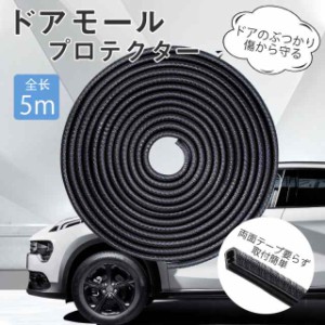 車用 ドアモール エッジ モール 5m 鋼片内蔵 U字 ゴム 傷防止 キズ 保護 ガード プロテクター 汎用 ドレスアップ カスタ