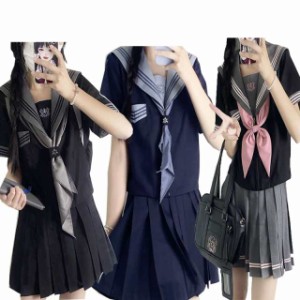 学院風半袖 スーツ女子 学生服 制服 女の子スーツ 上下セット 卒業式 入学式 プリーツスカートスーツジャ JK制服 文化祭 学園祭