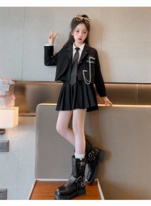 入学スーツ パンツスーツ 女の子 スカートスーツ 入学式 卒業式 かっこいい 韓国 子供服 女の子 セットアップ キッズ 発表会 スーツ 結