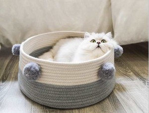 ペットハウス ペット用ベッド 犬 猫 ベッド 犬用品・猫用品 クッション ペットベット キャットベッド ペットソファ 猫の巣を編む 5色