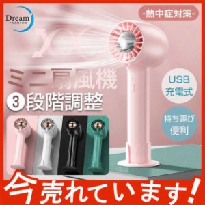 ミニ扇風機 ミニファンUSB充電式 小型 ハンディ 携帯扇風機 ハンディファン 持ち運び便利 静音 熱中症対策 手持ち 大容量電池　コンパク