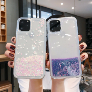 iPhoneケース スマホケース 流砂 耐衝撃 キラキラ ラメ グリッター スパンコール おしゃれ 透明 かわいい ソフト 流れ クリア アイフォン