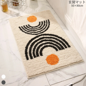 玄関マット 洗える 滑り止め 室内 屋内 北欧 40×60cm 45×70cm 50×80cm おしゃれ 長方形 無地 ラグ ラグマット キッチンマット 子供部