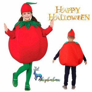 子供ハロウィン衣装子供 男の子 女の子 食べ物 野菜 フルーツトマト ハロウィン 衣装 キッズ ハロウィン衣装 幼稚園ハロウィン衣装 最新