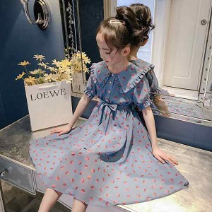 韓国子供服 ワンピース 女の子 夏服 160センチ tシャツ トップス 子供服 ジュニア 可愛い おしゃれ 七五三 お姫様 カジュアル 新作 160cm