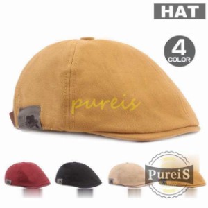 ベレー帽 メンズ キャスケット ハンチング帽 ワークキャップ 帽子 クラシック カジュアル ハンチング帽子
