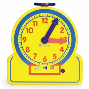 ラーニング リソーシズ(Learning Resources) 学習時計 デジタルとアナログ 生徒用 22cm LER 2994