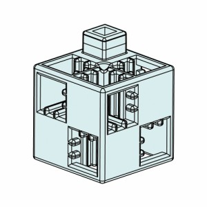 アーテック (Artec) アーテックブロック ブロック単品 基本四角 薄水色 100ピース 077845