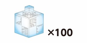 アーテック (Artec) アーテックブロック ブロック単品 基本四角 クリア 100ピース 077868