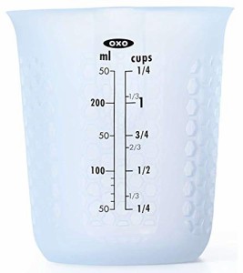 OXO 計量カップ 電子レンジ対応 シリコン メジャーカップ 小 300ml