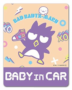 バッドばつ丸 車マグネットステッカー【BABY IN CAR】