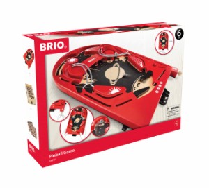 BRIO ( ブリオ ) ピンボールゲーム レッド [全4ピース] 対象年齢 6歳~ ( 木のおもちゃ 知育玩具 ボードゲーム ) 34017