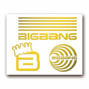 絵柄だけ残る ステッカー S 「BIGBANG」 金 004G