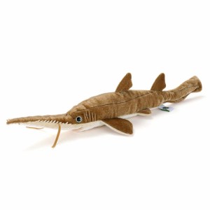 カロラータ ノコギリザメ ぬいぐるみ (21×10×65cm / やさしい手触り) リアル サメ 動物 おもちゃ お人形 ギフト プレゼント 誕生日