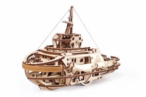 Ugears ユーギアーズ Tugboat タグボート 木製 ブロック DIY パズル 組立 想像力 創造力 おもちゃ