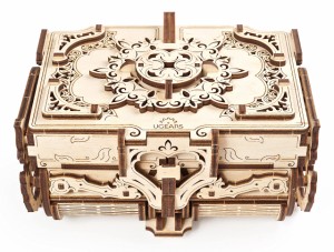 Ugears ユーギアーズ Antique Box アンティークボックス 木製 ブロック DIY パズル 組立 想像力 創造力 おもちゃ