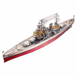 Piececool 3d立体パズル メタリックナノパズル プリンス・オブ・ウェールズ (戦艦) パーツ数：282個 ナノパズル 3Dパズル 誕生日 ク