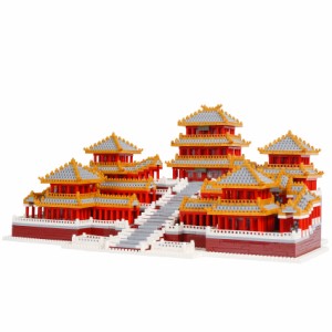 LULUFUN ブロック 積み木 おもちゃ マイクロ 立体パズル 建物 阿房宮 宮殿 Epang Palace 知育玩具 子供 大人 祝い 新年 ギフ