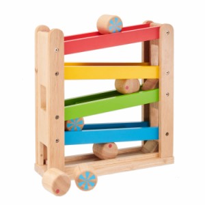 知育玩具 1歳 2歳 ランキング 木のおもちゃ モンテッソーリ 教育 玩具 木製 おもちゃ 赤ちゃん 【 おうちでモンテ 】 からころスロープ 