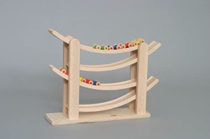 アカバネ(AKABANE) ローラーコースター スロープトイ 木製 おもちゃ 知育玩具 (ローラーコースター2 1台 Ｍ705)
