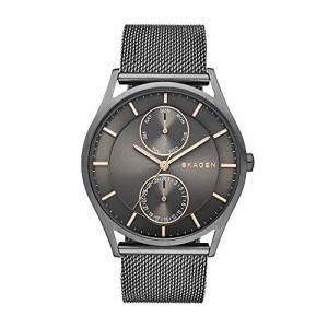 腕時計 スカーゲン レディース Skagen Men's Holst Quartz Analog Stainless Steel and Mesh Watch, Col