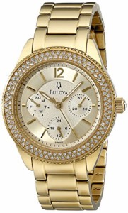 腕時計 ブローバ レディース Bulova Women's 97N102 Multi-Function Crystal Bracelet Watch