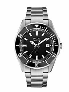 腕時計 ブローバ メンズ Bulova Men's Marine Star 'Series B' Stainless Steel 3-Hand Calendar Quartz Wa