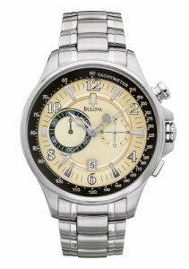 腕時計 ブローバ メンズ Bulova Men's Chronograph Date Stainless Steel Quartz Watch 96B140