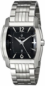 腕時計 ブローバ メンズ Bulova Men's 96B112 Bracelet Black Dial Watch