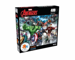 ジグソーパズル 海外製 アメリカ Buffalo Games - Marvel - Assemble! - 400 Piece Jigsaw Puzzle for 