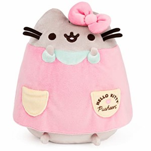 ガンド GUND ぬいぐるみ GUND Hello Kitty x Pusheen The Cat Stuffed Animal, Sanrio Pusheen Costume Plush