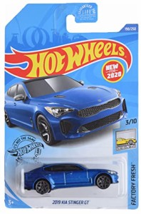 ホットウィール マテル ミニカー Hot Wheels 2019 Kia Stinger GT, [Blue] 198/250 Factory Fresh 3/10