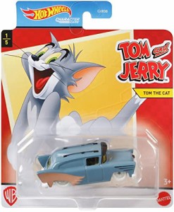 ホットウィール マテル ミニカー Hot Wheels Tom The Cat, Tom and Jerry Character Cars 1/5