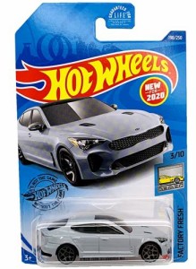 ホットウィール マテル ミニカー Hot Wheels 2019 Stinger GT, [Gray] 198/250 - Factory Fresh 3/10