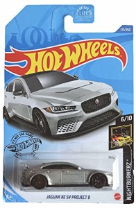 ホットウィール Hot Wheels ジャガー XE SV プロジェクト8 ナイトバナーズ6/10 171/250 シルバー Jaguar ビ