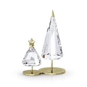 スワロフスキー クリスタル 置物 Swarovski Holiday Magic Christmas Tree Duo, Clear Swarovski Cryst