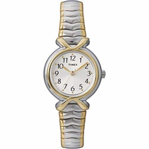 腕時計 タイメックス レディース Timex Women's T21854 Pleasant Street Two-Tone Stainless Steel Exp