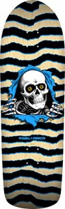 デッキ スケボー スケートボード Powell Peralta Old School Ripper Skateboard Deck Natural/Blue (9.