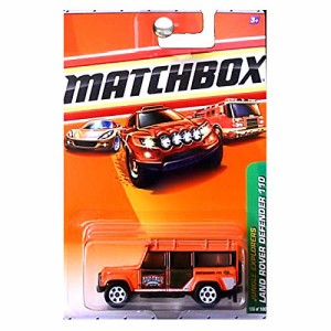 マッチボックス マテル ミニカー Matchbox 2010 Jungle Explorers Land Rover Defender 110 Orange