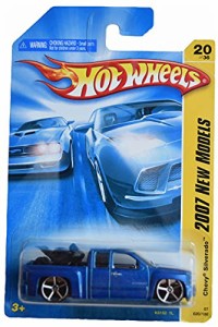 ホットウィール Hot Wheels シボレー シルバラード 2007ニューモデル 20/36 020/180 ブルー CHEVY ビークル